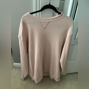 Aerie Waffle Knit Sweatshirt
